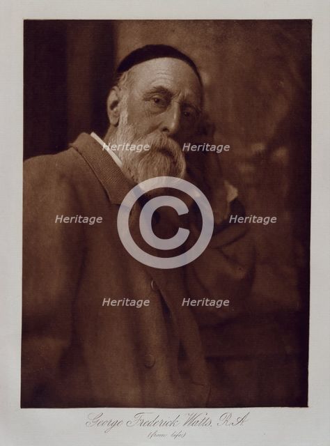 George Frederick Watts, R.A. (from life), 1885.  Creator: Henry Herschel Hay Cameron.