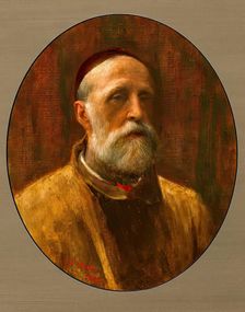 George Frederick Watts, Self Portrait, 1882. Creator: George Frederick Watts