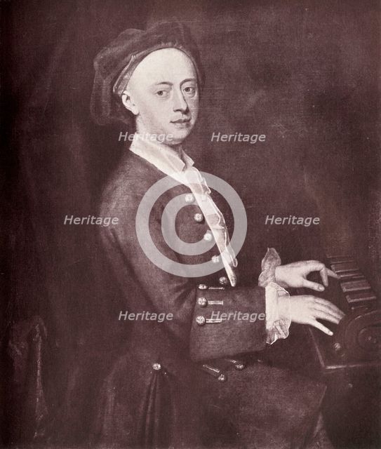 'George Frederick Handel', c1720, (1919). Artist: Unknown.