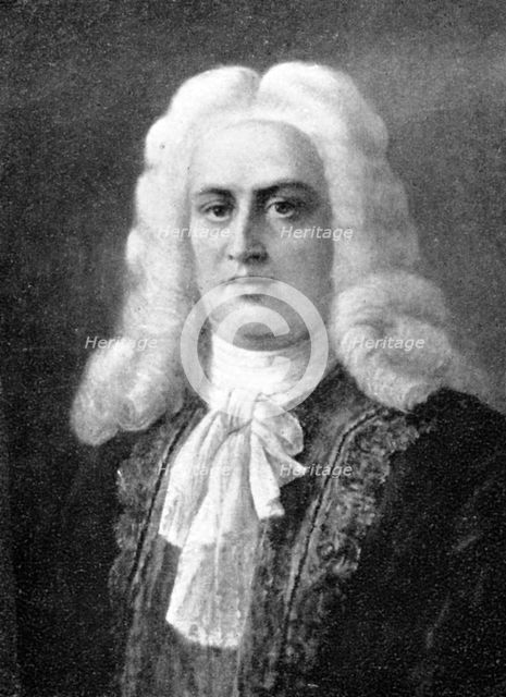 George Frideric Handel, (1685-1759), German Baroque composer, 1909. Artist: Unknown