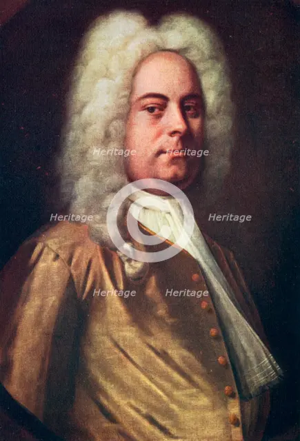 George Frideric Handel, (1685-1759), German composer, c1730s. Artist: Balthasar Denner