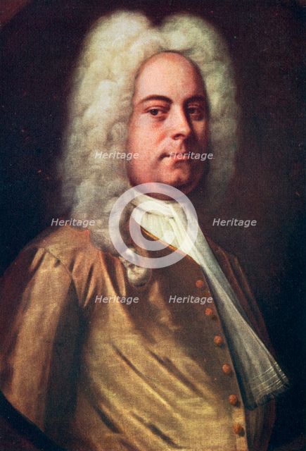 George Frideric Handel, (1685-1759), German composer, c1730s. Artist: Balthasar Denner