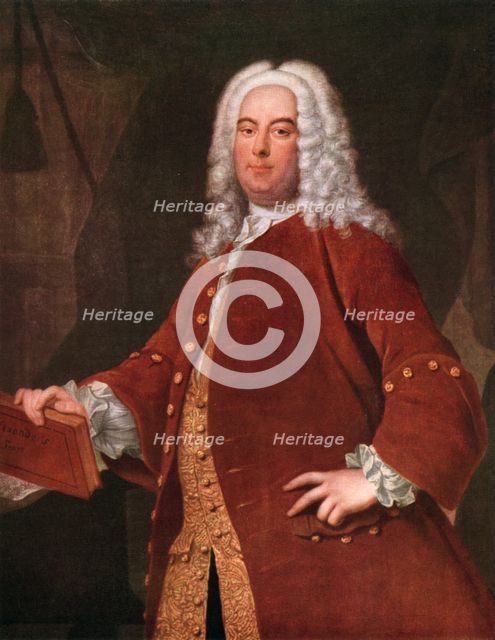 George Frideric Handel, (1685-1759), German composer, c1750s.  Artist: Thomas Hudson