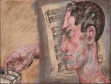 George Gershwin Self-Portrait, 1934. Creator: George Gershwin