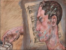 George Gershwin Self-Portrait, 1934. Creator: George Gershwin