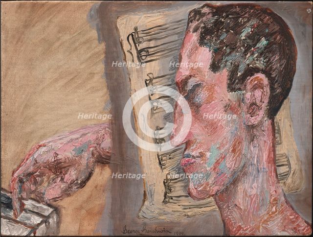 George Gershwin Self-Portrait, 1934. Creator: George Gershwin.