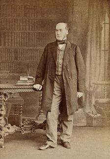 George Gilbert Scott, c1860s. Creator: Ernest Edwards
