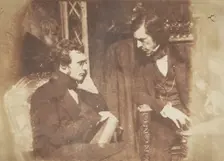 George Gilfillan and Samuel Brown, 1843-47. Creators: David Octavius Hill, Robert Adamson, Hill & Adamson