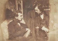 George Gilfillan and Samuel Brown, 1843-47. Creators: David Octavius Hill, Robert Adamson, Hill & Adamson