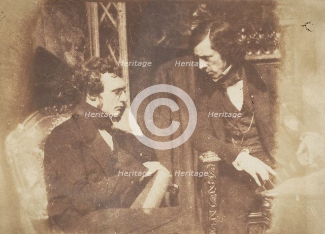 George Gilfillan and Samuel Brown, 1843-47. Creators: David Octavius Hill, Robert Adamson, Hill & Adamson.