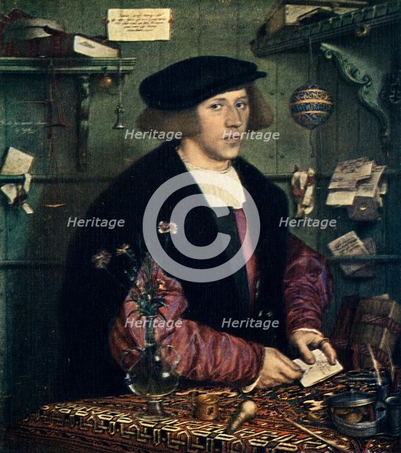 'George Gisze',  1532, (1909). Artist: Hans Holbein the Younger.