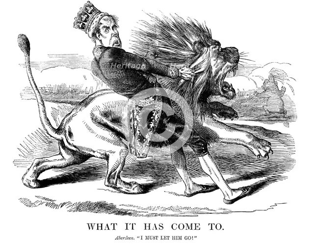 George Gordon, 4th Earl of Aberdeen (1784-1860), Scottish statesman, 1854. Creator: Unknown.