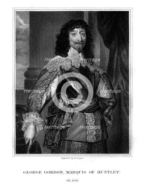 George Gordon, 2nd Marquess of Huntly, (1823).Artist: R Cooper
