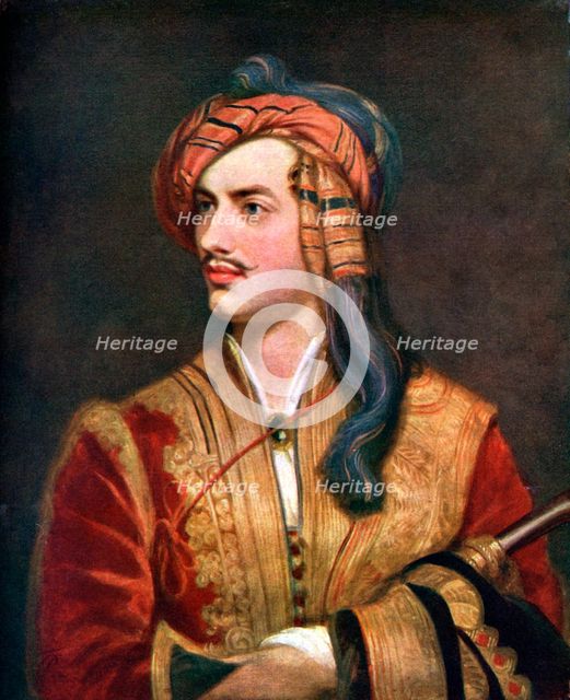 'George Gordon, Sixth Baron Byron', (1923).Artist: WA Mansell & Co