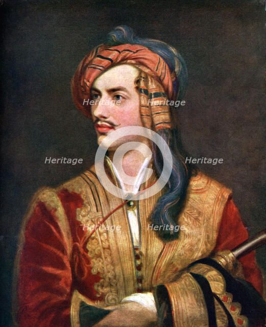 'George Gordon, Sixth Baron Byron', (1923).Artist: WA Mansell & Co