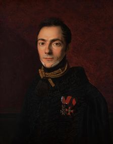 George Graf Apponyi, 1827. Creator: Ferdinand Georg Waldmuller