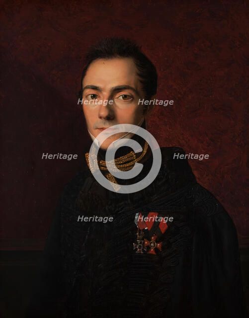 George Graf Apponyi, 1827. Creator: Ferdinand Georg Waldmuller.