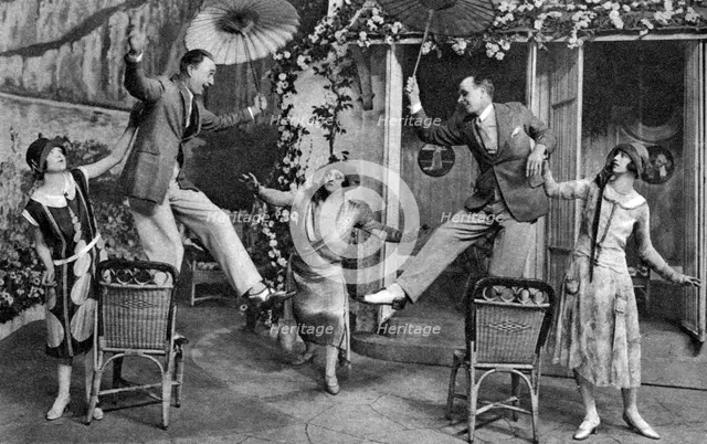 George Grossmith in No, No, Nanette!, Palace Theatre, London, c1926. Artist: Unknown