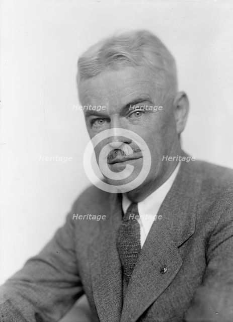 George H. Cox, Portrait, 1936. Creator: Harris & Ewing.