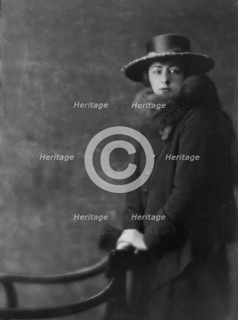George, H., Miss, portrait photograph, 1916 Jan. 31. Creator: Arnold Genthe.