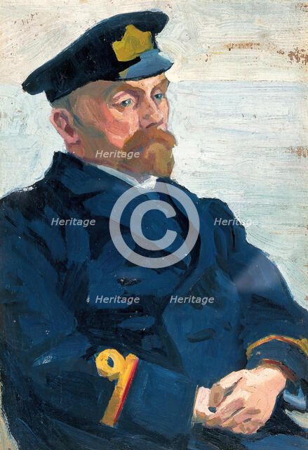 George H T  Wilsmore, warrant wardmaster, Royal Naval Hospital, Haslar, c1918. Creator: Jan Gordon.