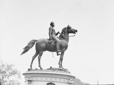 George H. Thomas - Equestrian statues in Washington, D.C., between 1911 and 1942. Creator: Arnold Genthe