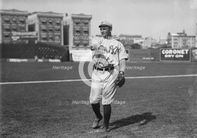 George "Hack" Simmons (baseball), 1912. Creator: Bain News Service.