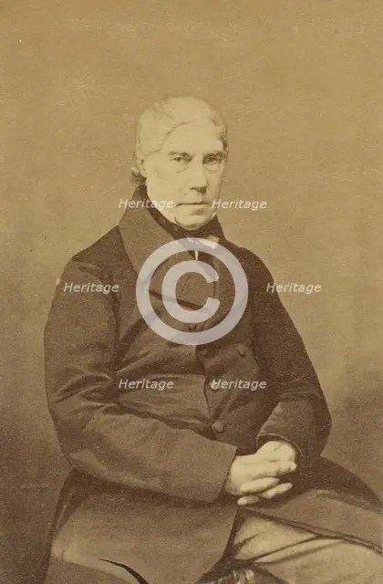 George Hamilton Gordon, 4th Earl of Aberdeen, 1860. Creator: John Jabez Edwin Mayall.