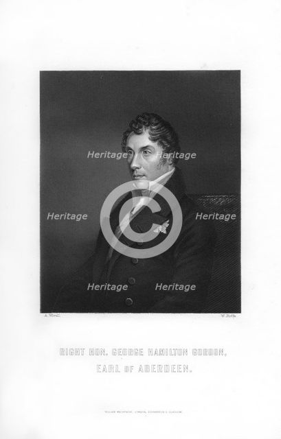 George Hamilton-Gordon, Prime Minister of the United Kingdom, 1893. Creator: William Roffe.