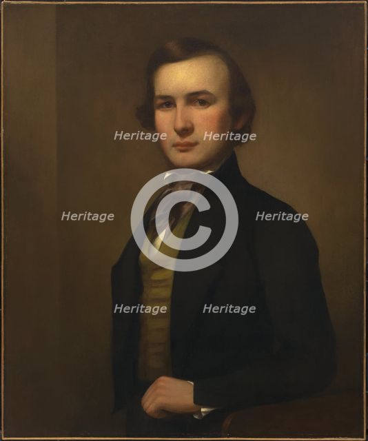 George Henry Durrie Self-Portrait, 1843. Creator: George Henry Durrie.