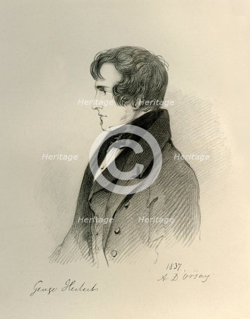 'George Herbert', 1837. Creator: Richard James Lane.