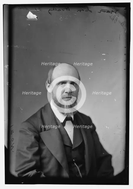 George Hoadley, Judge Hoadley, Gov. of Ohio, between 1870 and 1880. Creator: Unknown.