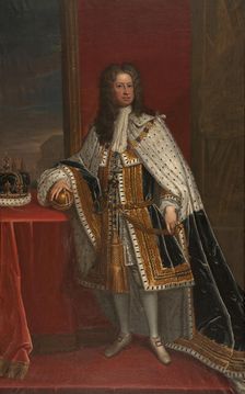 George I, 1660-1727, King of England, Elector of Hanover, late 17th-early 18th century. Creator: School of Godfrey Kneller