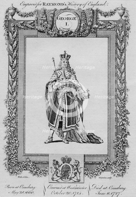 'George I', c1787. Artist: Unknown.