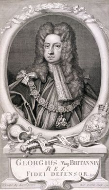 George I, King of Great Britain, 1718. Artist: George Vertue