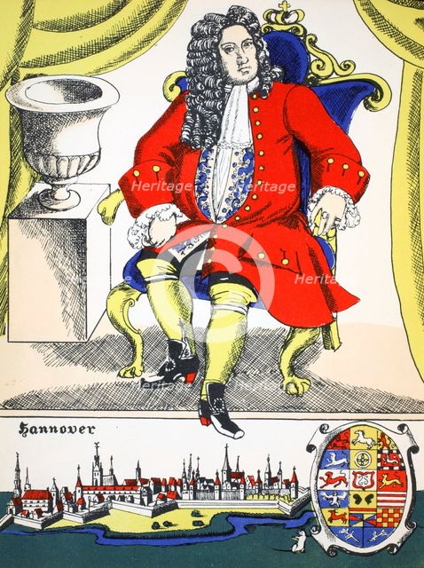 George I, King of Great Britain and Ireland from 1714, (1932). Creator: Rosalind Thornycroft.