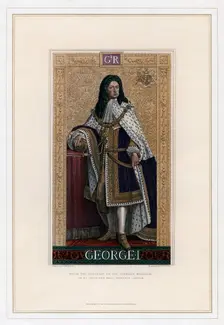 George I, King of Great Britain. Artist: William Home Lizars