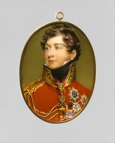 George IV (1762-1830) as Prince Regent, after Lawrence, 1816. Creator: Henry Bone