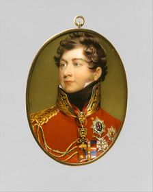 George IV (1762-1830) as Prince Regent, after Lawrence, 1816. Creator: Henry Bone