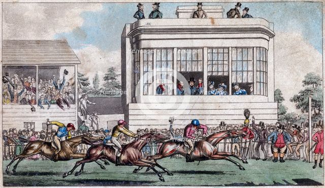 George IV and the Duke of York, The Royal Stand, Ascot, early 19th century. Artist: Unknown