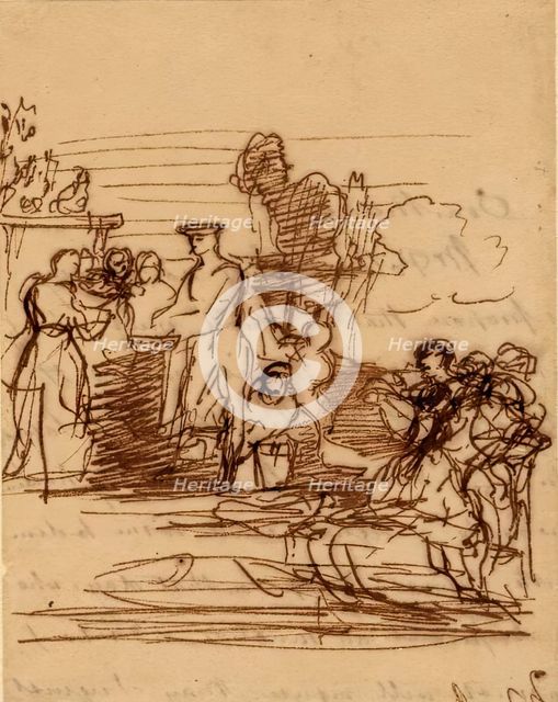 George IV Entering Edinburgh, c1820s. Creator: David Wilkie.