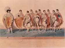 George IV in coronation robes, 1821. Creator: Edward Scriven