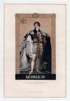 George IV, King of Great Britain and Ireland.Artist: A Krausse