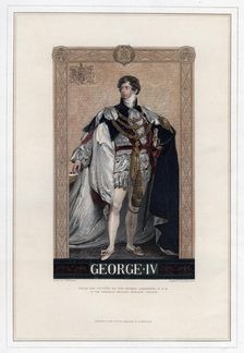 George IV, King of Great Britain and Ireland.Artist: A Krausse