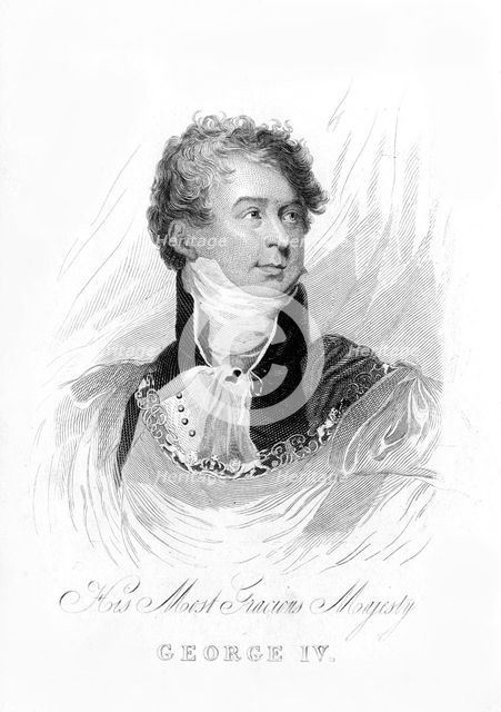 George IV, King of the United Kingdom and Hanover, 19th century. Artist: Unknown