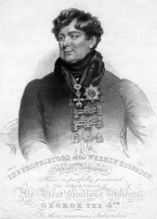 George IV, King of the United Kingdom and Hanover, 19th century.Artist: W Holl
