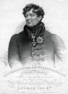 George IV, King of the United Kingdom and Hanover, 19th century.Artist: W Holl