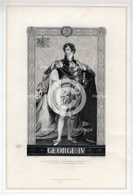 George IV, King of the United Kingdom and Hanover, early 19th century.Artist: Krausse