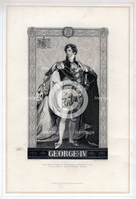 George IV, King of the United Kingdom and Hanover, early 19th century.Artist: Krausse