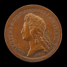 George II, 1683-1760, King of Great Britian 1727 [obverse], 1731. Creator: John Croker